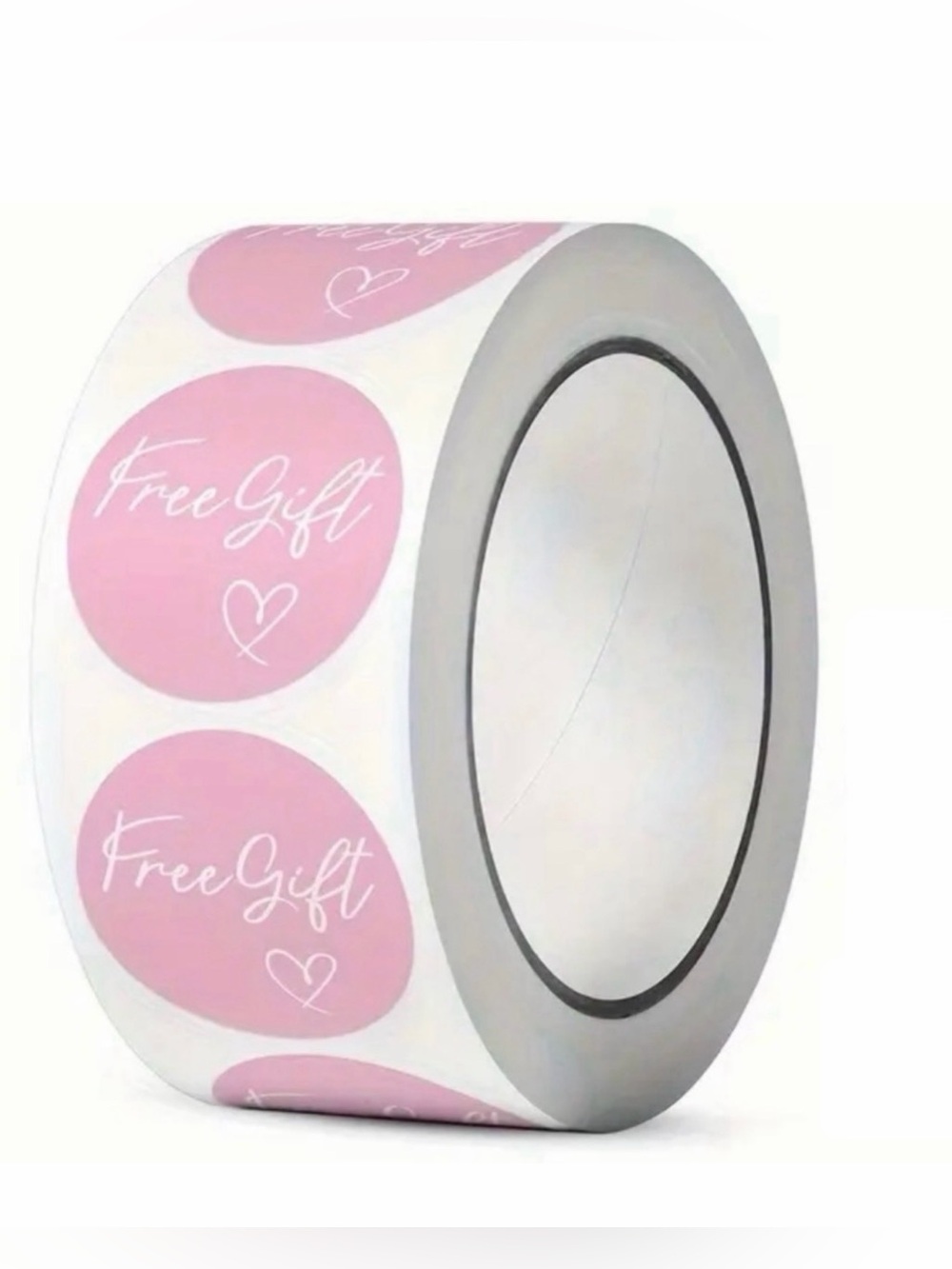 D3 Stickers 1" Free Gift 500ct Pink Labels